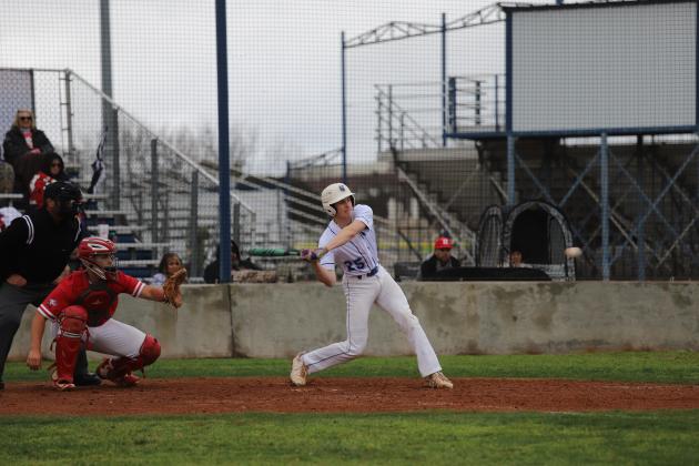 Tanner Doyal swings the bat