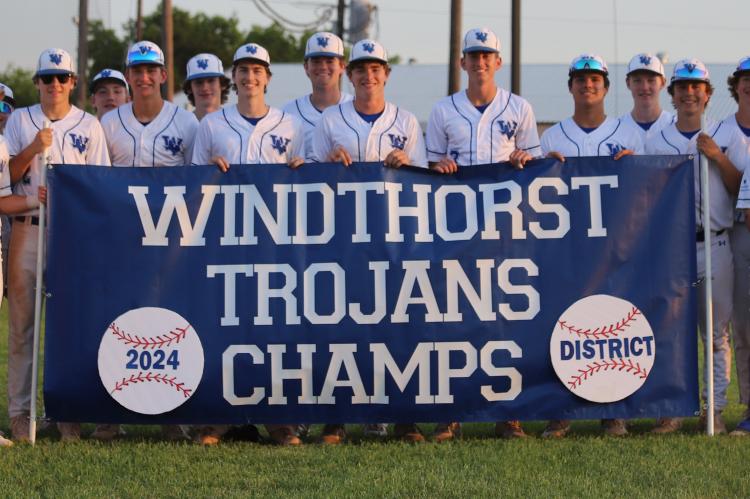 Windthorst Baseball banner