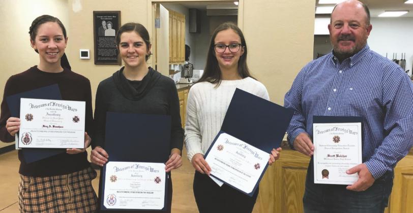 Scotland-Windthorst VFW 2676 honors competition winners