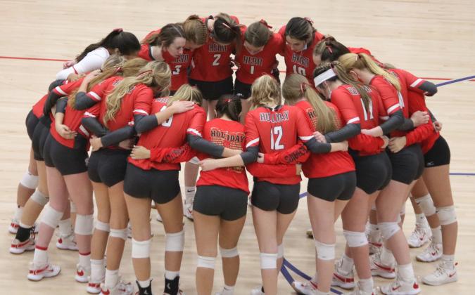 Holliday prepares for its regional semifinal match with Brownfield on Tuesday, Nov. 10, in Tuscola.