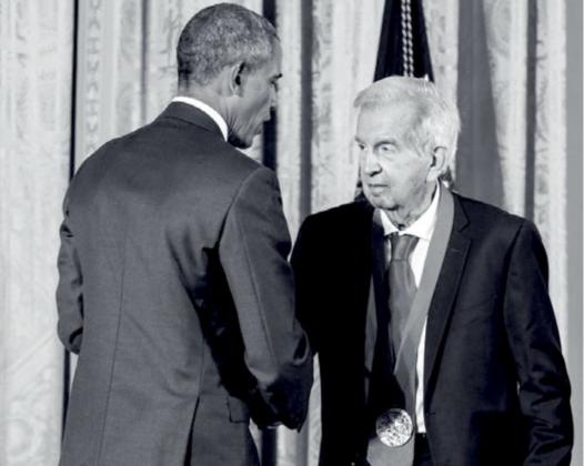 McMurtry receives medal from obama