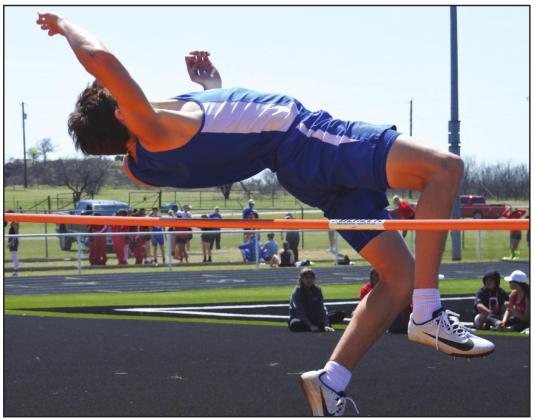 Windthorst junior Logan Cope is expected to be a key contributor on the Trojans track roster this spring. File photo