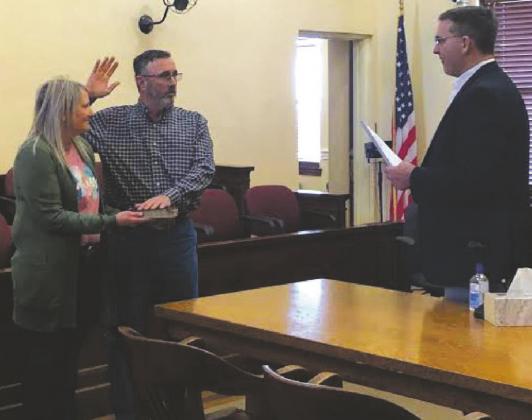 Herring sworn in as new county commissioner