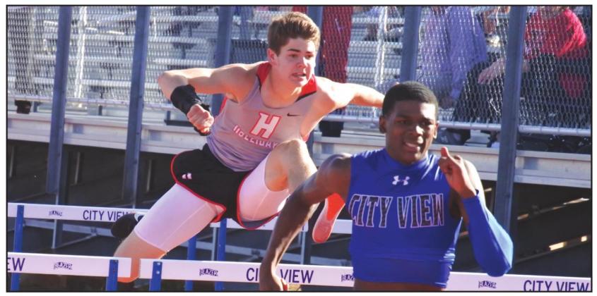 Holliday senior Hayden Strealy is vying for a return to the regional meet in the 110 hurdles. File photo