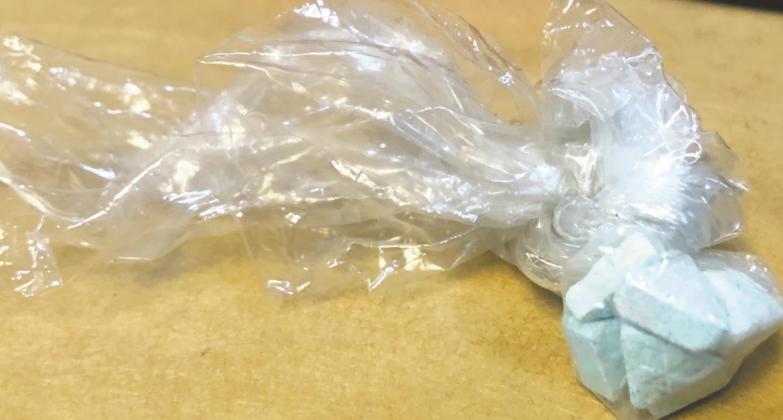 The 2.5 grams of ecstasy which Archer City Police Department was able to take off the streets on Saturday, Sept. 12. Courtesy photo/Archer City PD