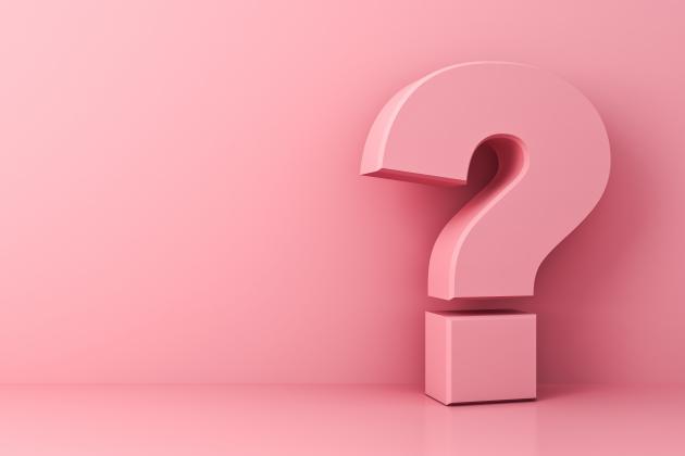 pink question mark