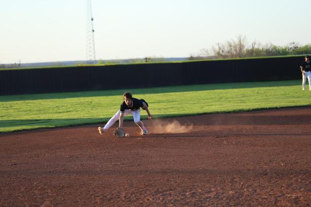 Isaac Dieguez makes the play