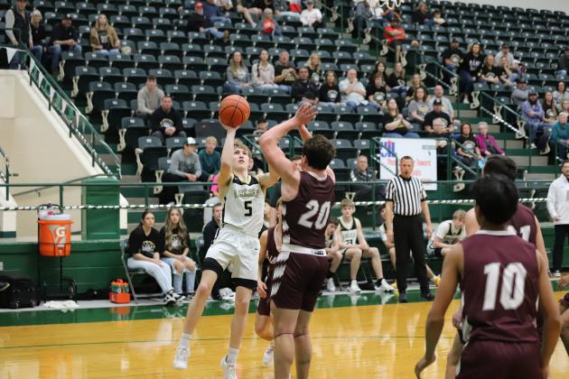 Archer City's Smith attempts a floater
