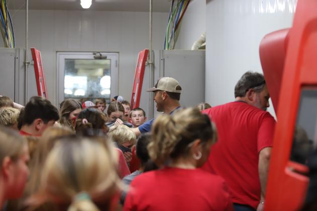 Adam Wolf leads a tour of Wolf's Legendairy.