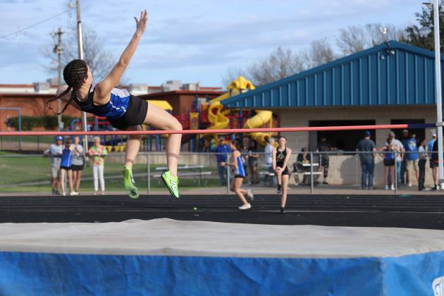 Saige Anderson makes the jump