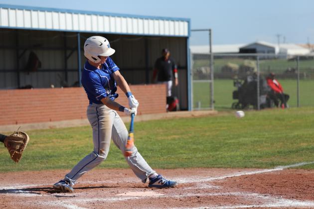 Brock Belcher swings