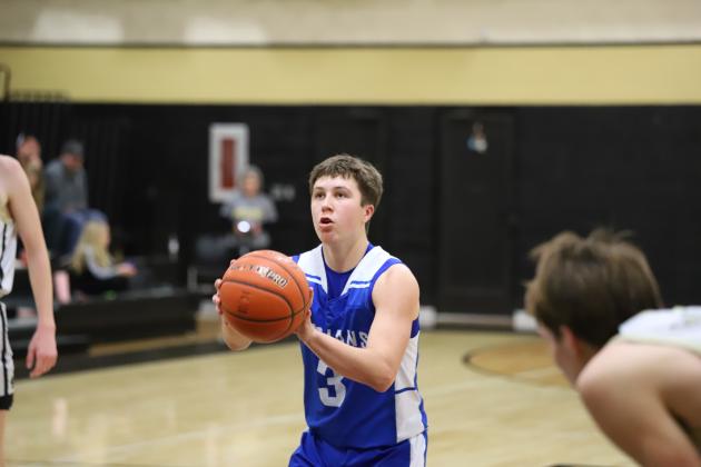Windthorst's Conner Schreiber attempts a free throw
