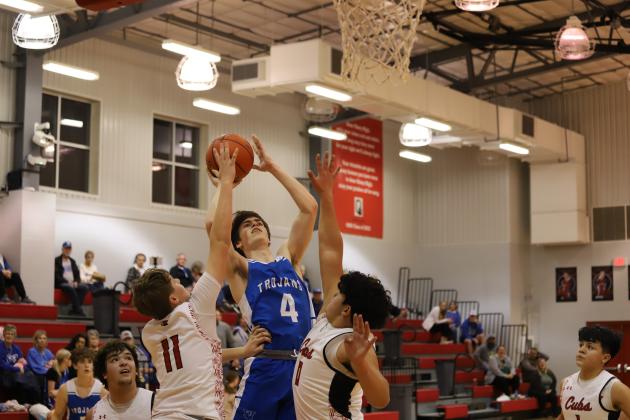 Windthorst's Tanner Doyal puts up a tough layup 