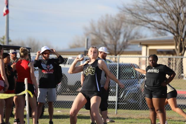 Addy Peters attempts the shot