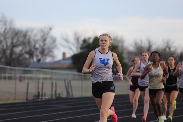 Cameron Belcher leads the pack
