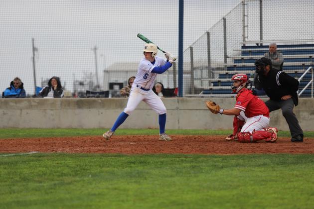 Brayden Berend loads up a swing