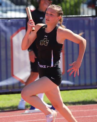 Serenity Jones 4x100 relay 