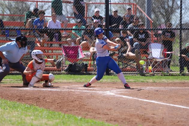 Tackett with the swing