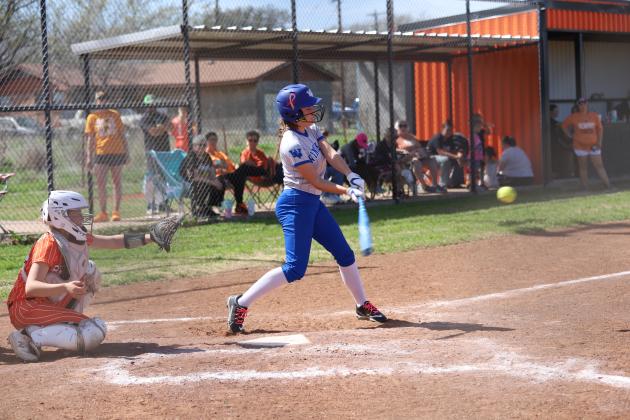 Ella Berend at the plate 
