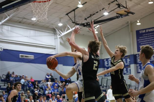 Windthorst's Tanner Doyal puts up difficult layup