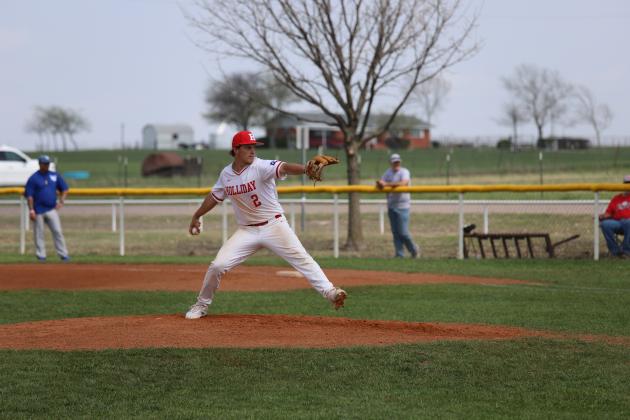 Parker Jones with the pitch