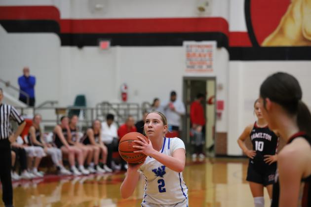 Windthorst's Megg Lindley attempts a free-throw