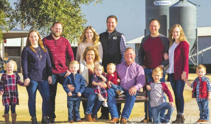 The Schroeder Family, owners of Lawrence Schroeder Dairy in Windthorst, were named among the 2020 Members of Distinction by the Dairy Farmers of America on Oct. 1. Lawrence “Butch” and Diane Schroeder built the dairy 30 years ago. Courtesy photo/Dairy Farmers of America