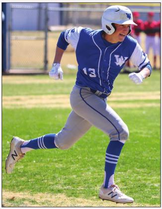 Windthorst senior Cooper Wolf is expected to contribute mightily to the success of the Trojans this season as he moves to the top of the lineup and ace of the pitching rotation. Photo/Will Edwards