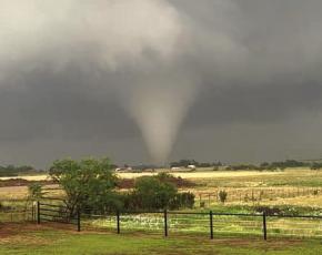 Tornado hits Windthorst, Western Clay County