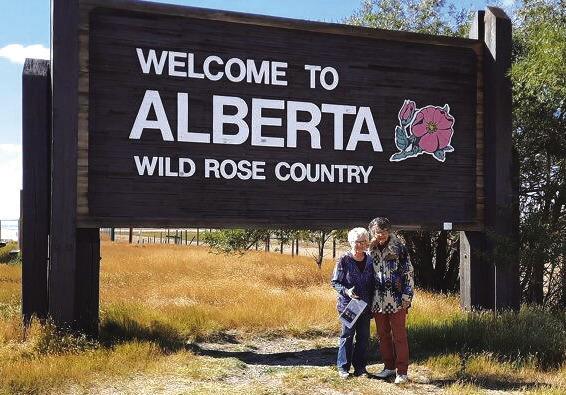 Theresa Henry, of Archer City, recently traveled with her sister Gwenda Riggs, of Abilene, and the Archer County News to Lake Louise in Alberta, Canada. Courtesy photo/Sarah Henry