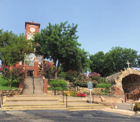 St. Mary's and St. Bonafice churches in Windthorst and Scotland recently awarded seven scholarships to high school seniors and college students. Photo/Will Edwards