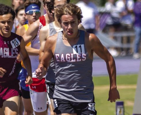 Holliday's Noah Strohman will look to add to his six UIL gold medals at the state track and field meet in Austin on May 2. Courtesy photo/Jim Harrison