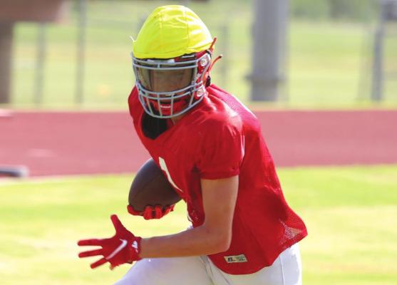 Holliday football scrimmage