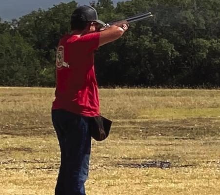 Connor Yancey shot his personal best, 7/20, with a 92/100 in American Trap Courtesy photo