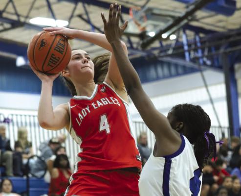 Holliday's Kenna Wood earned the district 7-3A MVP award after a senior season which she posted 14.8 points and 6 rebounds per game. File photo