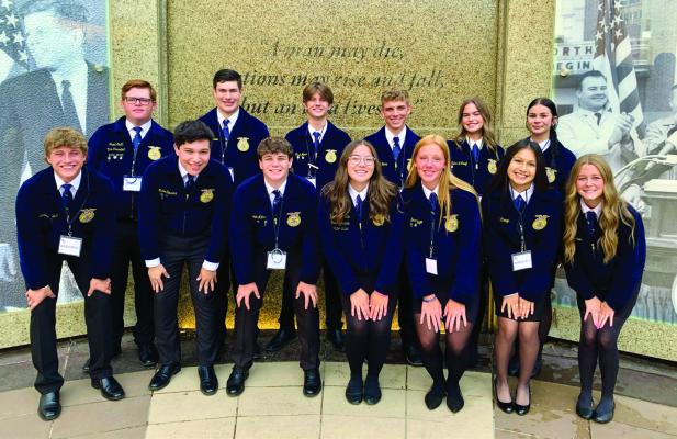 Holliday FFA Club Officers