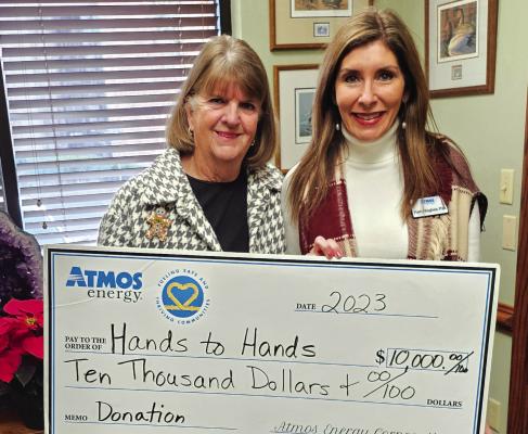 Atmos Energy donates to Hands to Hands