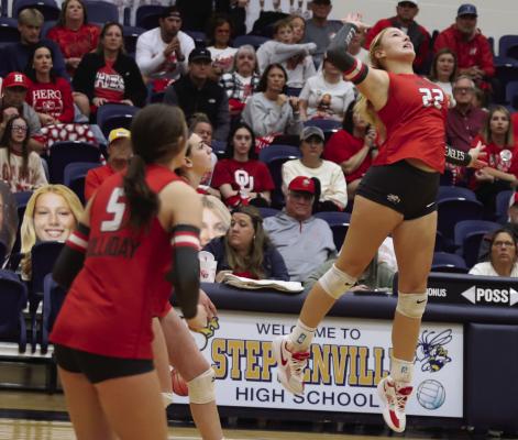 Holliday’s Jordan Peters was named ACN Super 10 after she recorded 376 total kills, 63 aces, and 54 blocks. File photo