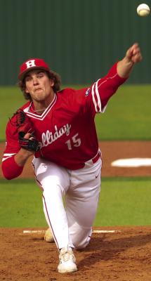 Holliday pitcher Cooper turner allowed two runs on four hits while striking out nine in 5.1 innings. Photo/Will Edwards