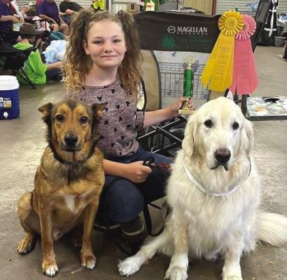 Conrad places at state dog show