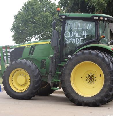 Tractor rally held in honor of Spade Garrett