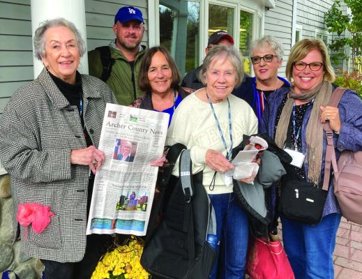 Archer County News traveled to New England states of Mass, New Hampshire, Vermont and Maine. Archer County people on the Colors of New England Tour were Gene, Cathy and Cody Wolf, Jane Wolf York, Donna Haile, Shirley Stults and Jolene Bell. Courtesy photo