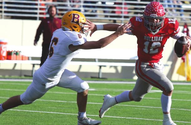 Holliday features a challenging non-district 2022 football slate that should have the Eagles battle-hardened for another deep postseason run. File photo