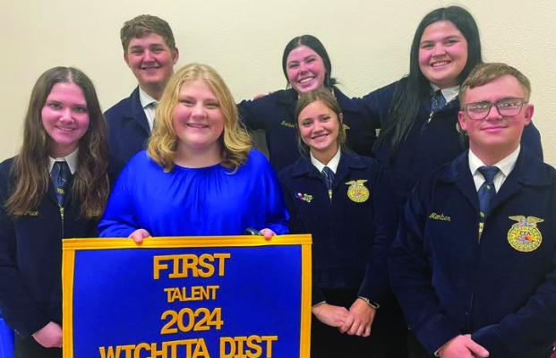 Windthorst's Mattie Idelll won the Wichita District FFA talent competition. Courtesy photo