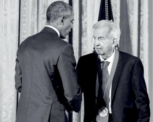 McMurtry receives medal from obama