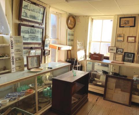 A room in the first floor of the old Archer County Jail before the items have been cataloged. To see the after photo and other progress check out their Facebook. Courtesy photo
