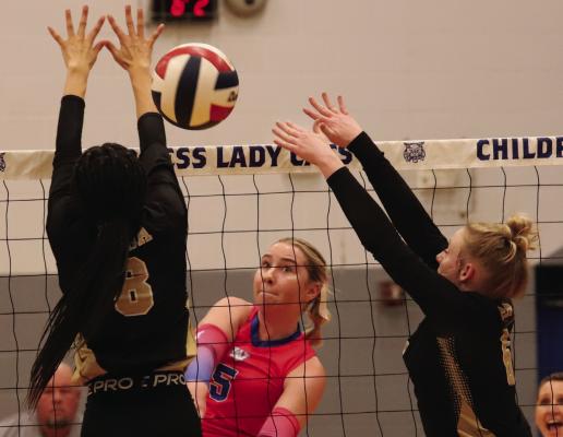 Windthorst's Megg Lindley earned Archer County News Super 10 MVP honors after she placed top five in the county in kills, blocks, digs and assists as she led the Trojanettes to the State Semifinals. Photo/Landon Davis