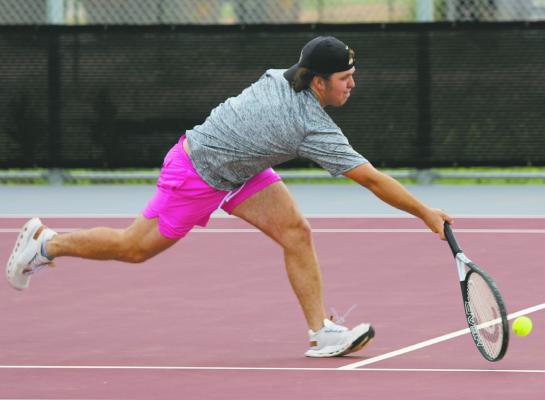 The Archer City Tennis team will look to bounce back after losing several key seniors to graduation last year, including Kline Mayo. File photo