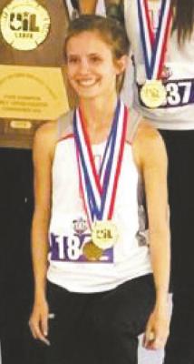 Junior Hannah Spears led the way for the Holliday Lady Eagles Cross Country team on Saturday, Sept. 19. File photo