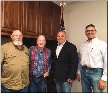 Left to right: Mayor Rodger Brannen, City of Paducah, Secretary; Mr. Billy Don Clark, Electra Hospital District, Chair; Judge Keith Umphress, Jack County, Past Chair and Judge Randy Jackson, Archer County, Vice-Chair. Courtesy photo/Nortex RPC